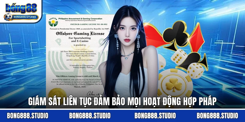 Giám sát liên tục đảm bảo mọi hoạt động hợp pháp